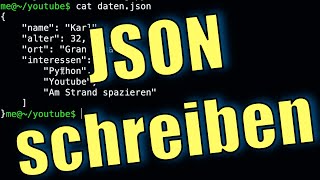 Learn Python – Write JSON files with json.dump()
