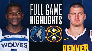 TIMBERWOLVES at NUGGETS | FULL GAME HIGHLIGHTS | March 29, 2024