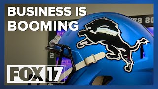 Detroit Lions' record season is good news for local business