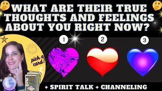 WHAT ARE THEIR TRUE THOUGHTS AND FEELINGS FOR YOU RIGHT NOW? VERY ACCURATE PICK A CARD (Spirit Talk)