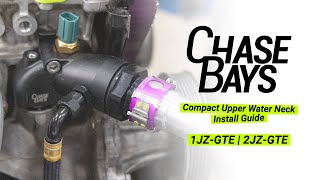 Compact Upper Water Neck for Toyota 1JZ-GTE & 2JZ-GTE Install Guide
