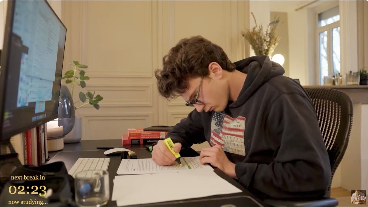 Study With Me 3hrs Of Deep Work No Break No Music Youtube