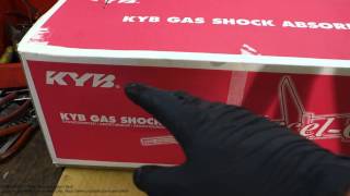 Kyb gas shock absorber info Toyota Camry. Years 1990-2005