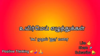 Maththiyosi/உயிர்மெய் எழுத்துக்கள் 'கூ' முதல் 'னூ' வரை/பயிற்சி அட்டை/non voice