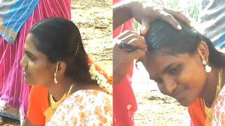 tamil aunty headshave