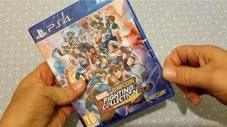 UNBOXING MARVEL VS CAPCOM FIGHTING COLLECTION PS4 (ARCADE CLASSICS)