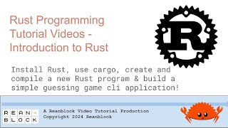 Rust Programming Tutorial Videos - Introduction to Rust