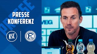 RELIVE: Pressekonferenz: KSC - Fortuna Düsseldorf