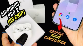 AirPods Pro 2 Master Clone 🔥*H3 CHIP* Adaptive ANC | Conversation Awareness | Saptial Audio \u0026 GPS