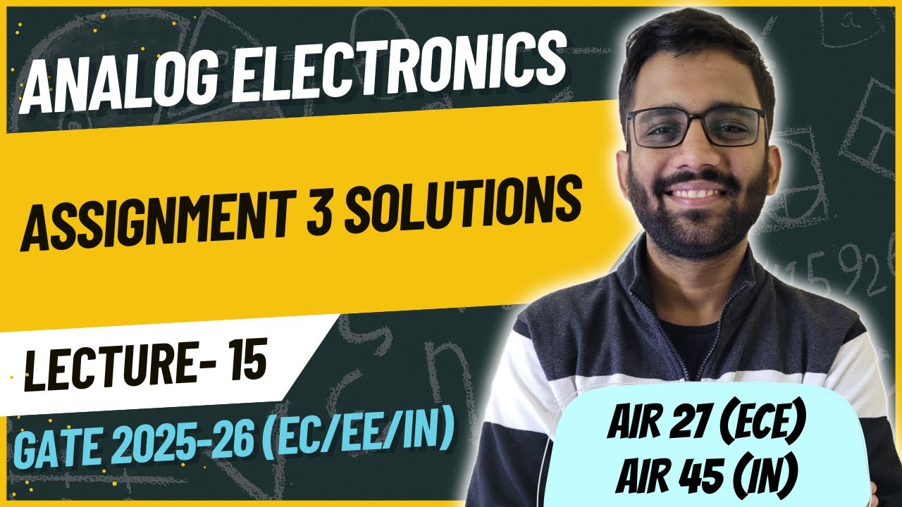 Assignment 3 Solutions Analog Electronics Prepfusion Himanshu