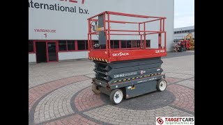 779521 SKYJACK SJ4632 ELECTRIC SCISSOR WORK LIFT 2013 70015595 170HRS 1170CM