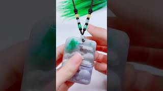 翡翠吊坠绑绳子，只需这三步|To tie a rope to a jade pendant, just these three steps