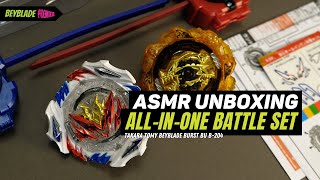 The NEW All-in-One Battle Set! Beyblade Burst BU B-204 Satisfying ASMR Unboxing!