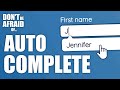 Why autocomplete matters for accessibility