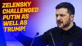 He s taking on both Putin and Trump! Check out how Zelenski took on Trump: You Can t Take Me Down