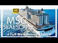 MSC Seascape | Full Walkthrough Ship Tour & Review | All Spaces | 4 ultra HD | Yacht Club Access