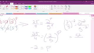 Finding Power Functions Given Two Points
