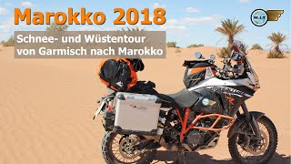 Marokko mit dem Motorrad erleben - Schnee- und Wüstentour