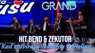 IGOR ZEKUTOR \u0026 HIT BEND | PRELEPO KOLO NA SAKSOFONU I VIOLINI [ UŽIVO ] - #grandtv  #pesmomzadusu