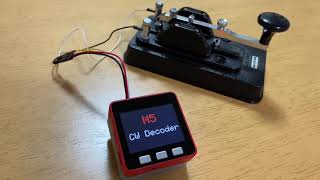 M5Stack Morse code decoder & encoder
