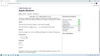 [CSES.FI PYTHON] Apple Division