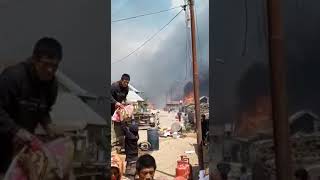 Burning of chassad village by Tangkhul