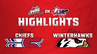 Spokane Chiefs at Portland Winterhawks 01/02 | WHL Highlights 2024-25