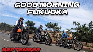 【Harley-Davidson】男達の早朝ツーリング！good morning fukuoka【ハーレー】【ショベルヘッド】【ヴィンテージハーレー】【旧車ハーレー】