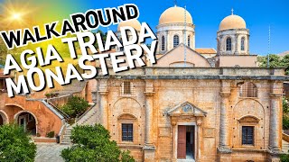 Exploring the Serene Beauty of Agia Triada Monastery | Vlog Walkthrough 🏰🌿✨