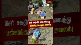 சேர் சகதியில் கால் வைத்து பள்ளிக்கு செல்லும் அவலம் ! | #kallakurichi #RoadDamage #Newstamil24x7