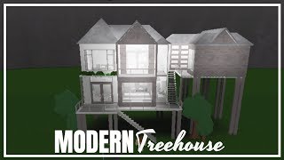 Roblox Bloxburg Modern Treehouse - roblox welcome to bloxburg treehouse