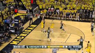 Ricky Doyle's Tip Shot vs. Michigan State