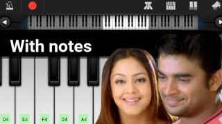 Penne Neeyum Penna - Priyamaana Thozhi | (easy) piano notes in description