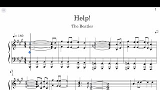 The Beatles - Help! Sheet Music