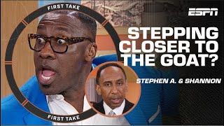 🐐 CLOSER TO GOAT?! 🐐 Stephen A. & Shannon ANIMATED over Mahomes-Brady & LeBron-M