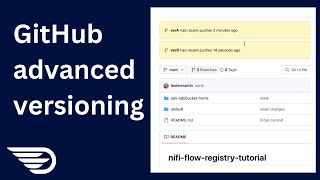 Advanced versioning of NiFi flows | Datavolo DevCenter | Tutorial