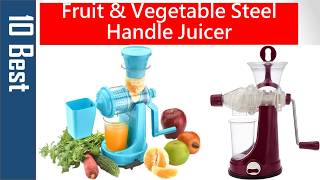 ✅Best Fruit & Vegetable Steel Handle Juicer | Manual Juicer in India 2024