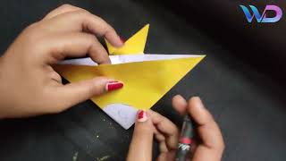 how to make a paper fish | paper craft | @5MinuteCraftsYouTube #viral #workdiary #art