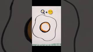 Satisfying emoji drawing 🍳+😵‍💫 #viral #satisfying #nyanpasu 💜💜