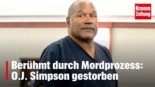 Berühmt durch Mordprozess: O.J. Simpson gestorben | krone.tv NEWS