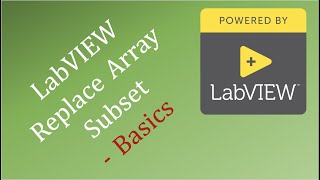 LabVIEW Replace Array Subset - Basics