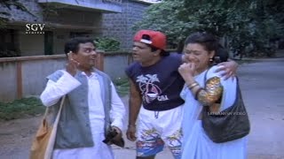 Tennis Krishna Telling Wife Pregnant News To Dingri Nagaraj | Comedy Scene | Mr. Abhishek Kannada