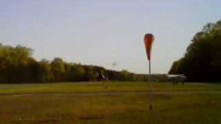 1954 Cessna 195 Low Pass at W91