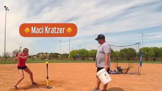 2023 2b/CF Maci Kratzer 4/28/20 hitting