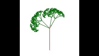 Python - Fractal Tree With Recursion