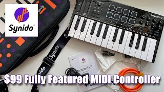 Synido Tempo KEY K25 MIDI Controller Demo