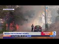 Wildfire destroys homes in San Bernardino