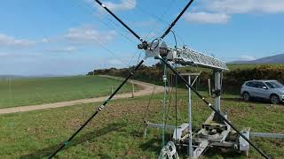 EI8GQB antenna setup view from the sky thanks to EI5JF