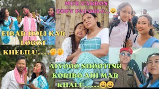 Holi celebration on the set of film MURKONG//Naba Kishoreয়ে কি কমেডি কৰিলে,Navadeep Kutum,e কি কলে🤣