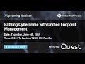 Battling Cybercrime with Unified Endpoint Management with Quest